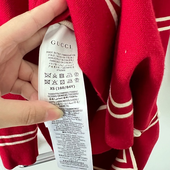 GUCCI WOOL DRESS WITH CONTRAST TRIM - Picture 5 of 7